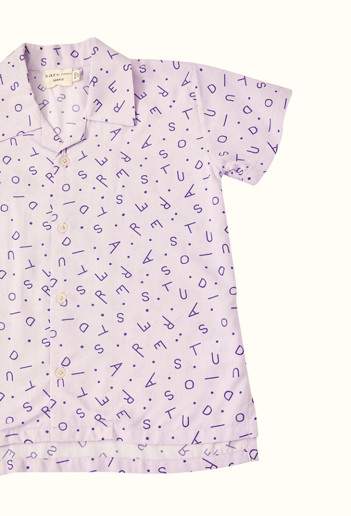 Mappi Mariri Kids Set in Lilac Monogram