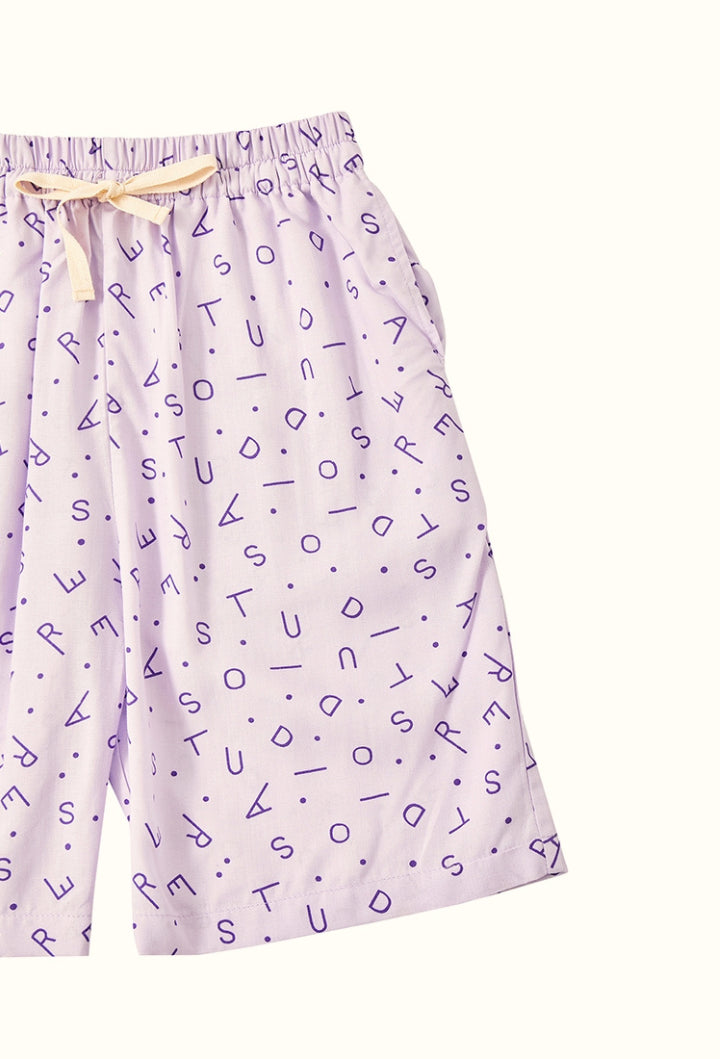 Mappi Mariri Kids Set in Lilac Monogram