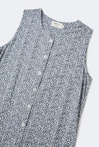 Banda Jumpsuit in Grey Leopard