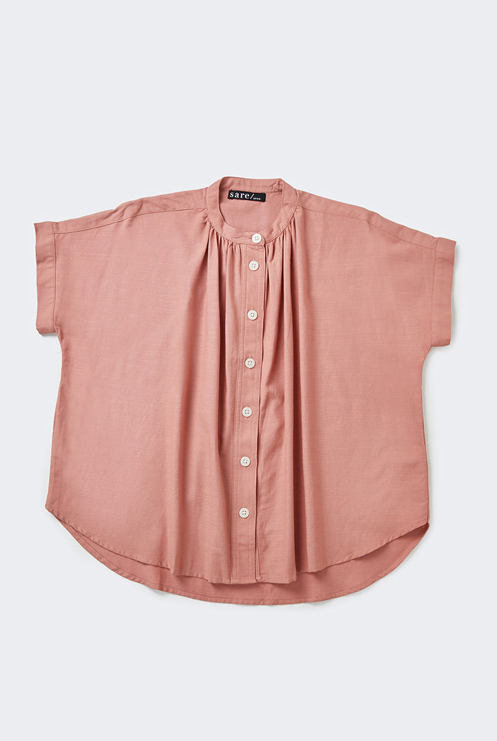Toba Pajama Top in Salmon