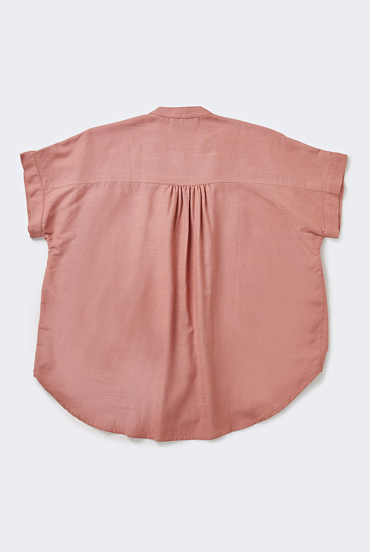 Toba Pajama Top in Salmon