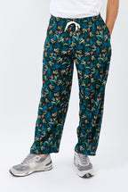 Gani Unisex Relax Pants in Black Paradise