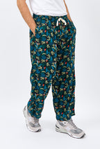 Gani Unisex Relax Pants in Black Paradise