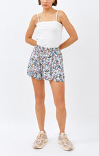 Kawa Front Slit Bottom in White Paradise