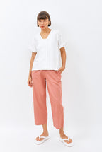 Tori Puff Sleeve Top in White