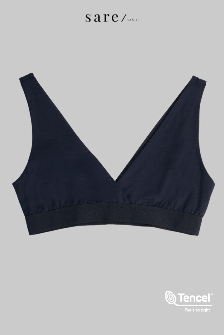 Cita Tencel Padded Bralette in Black