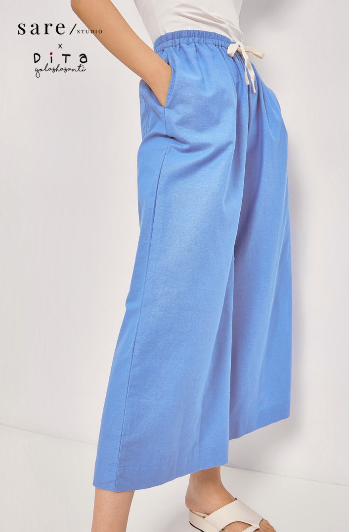 Biu Palazzo Pants in Blue