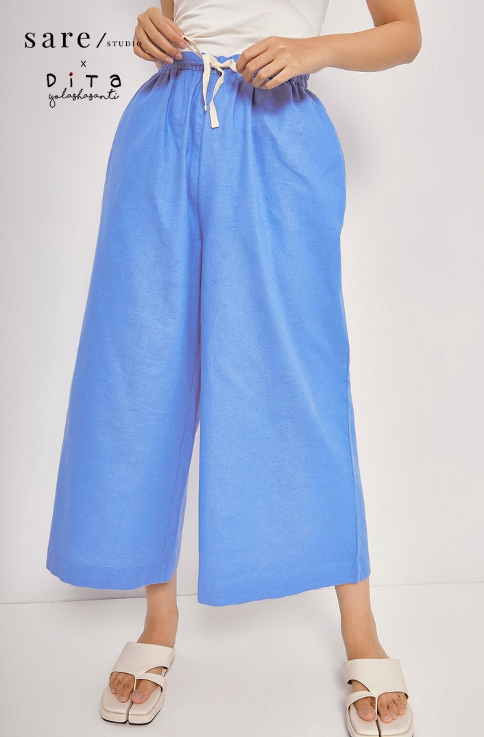 Biu Palazzo Pants in Blue