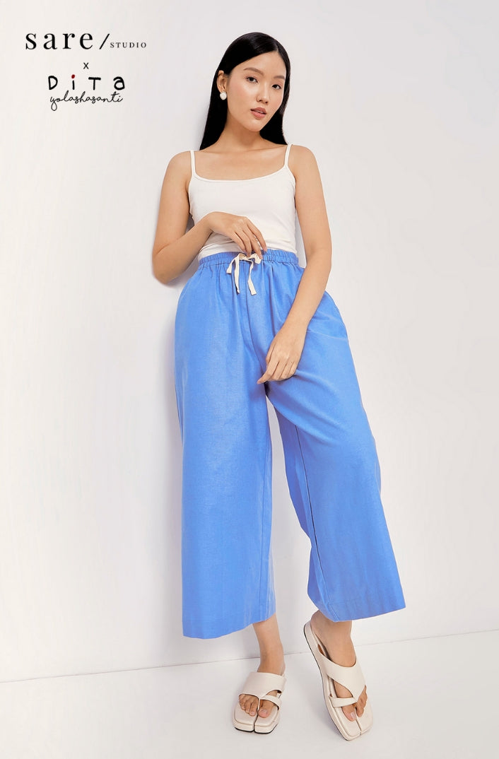 Biu Palazzo Pants in Blue