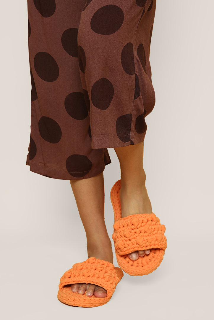 Chaaya Home Slipper in Orange