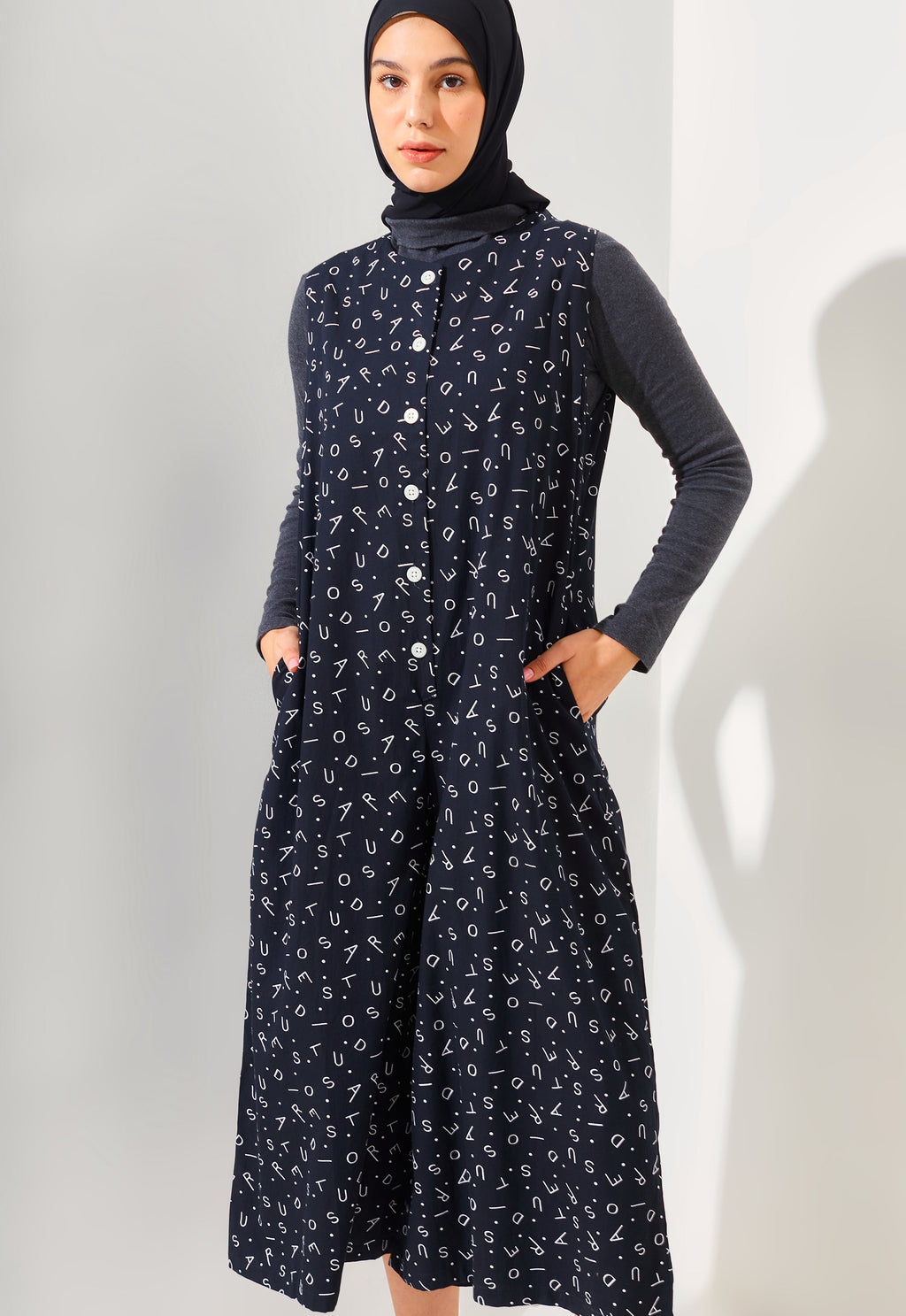 Banda Jumpsuit in Black Monogram