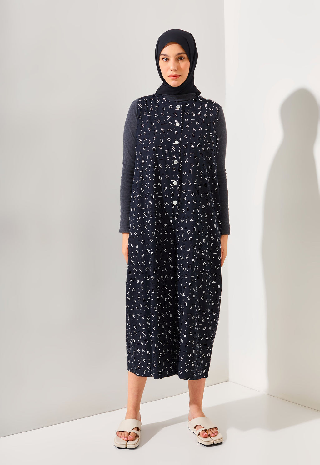 Banda Jumpsuit in Black Monogram