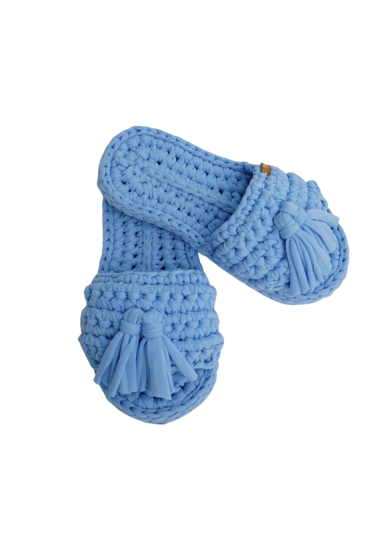 Heera Home Slipper in Light Blue